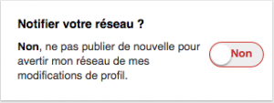 linkedin notifier mon réseau