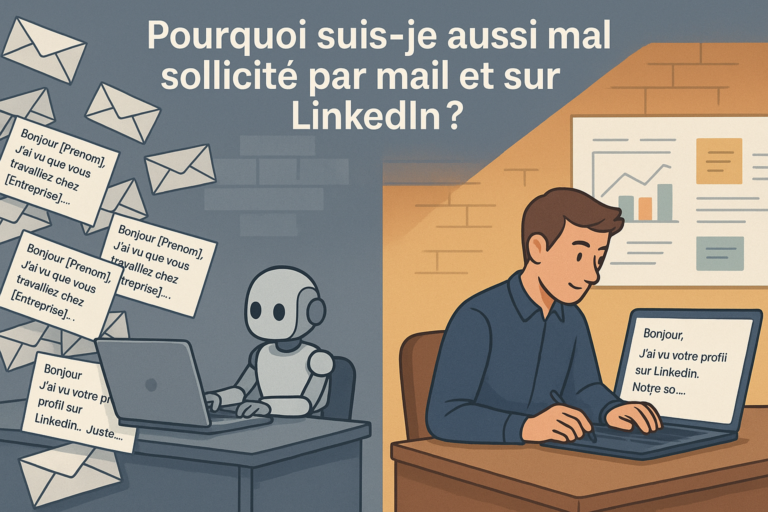 Pourquoi suis-je aussi mal sollicité par mail et sur LinkedIn ?