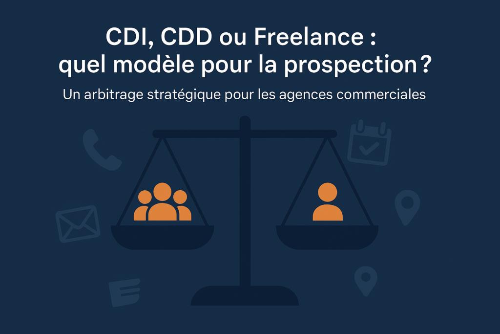 Salarié ou Freelance : quel modèle choisir pour construire une équipe de prospection performante ?
