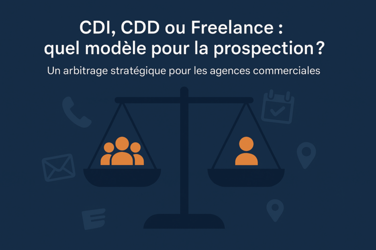 Salarié ou Freelance : quel modèle choisir pour construire une équipe de prospection performante ?