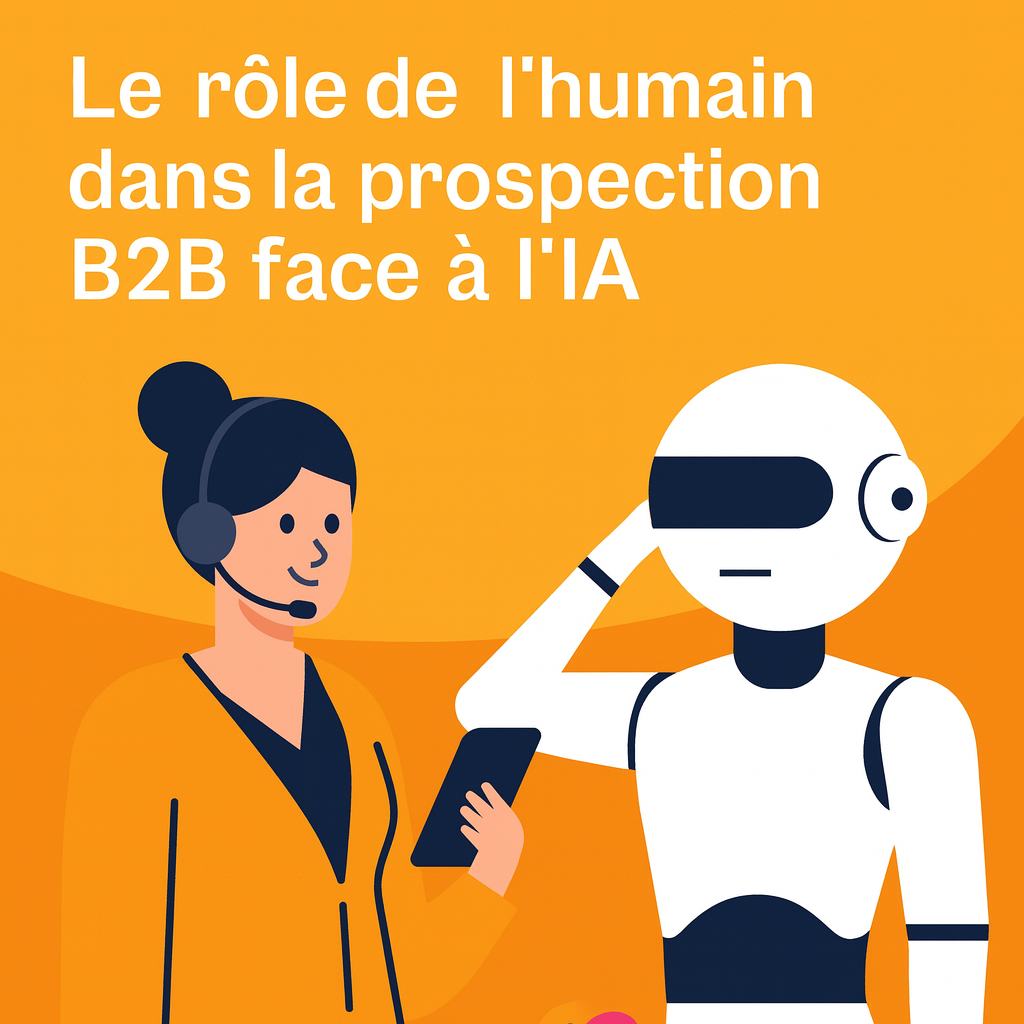 Le rôle de l’humain dans la prospection B2B face à l’IA