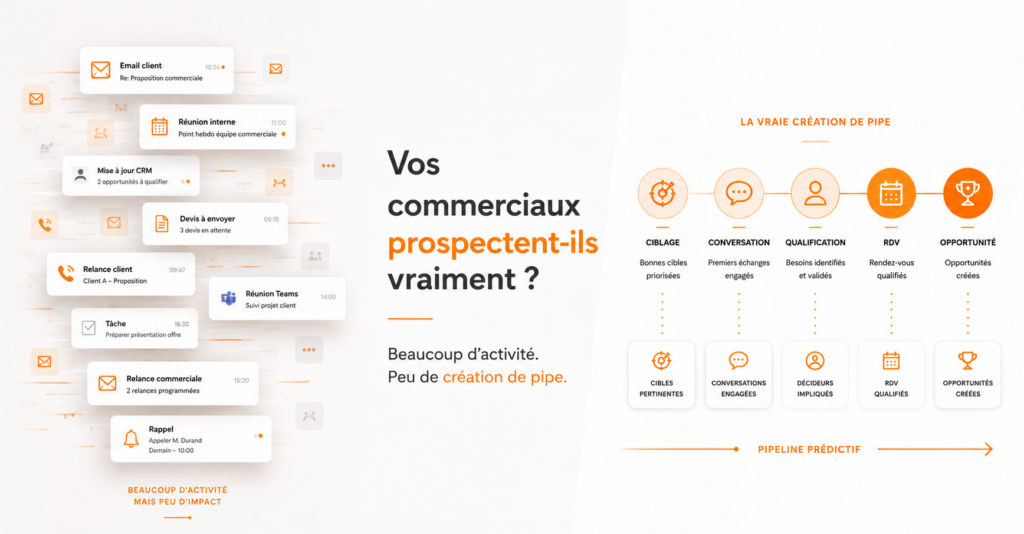 Les raisons pour lesquelles vos commerciaux affirment prospecter alors qu’ils ne le font pratiquement pas.